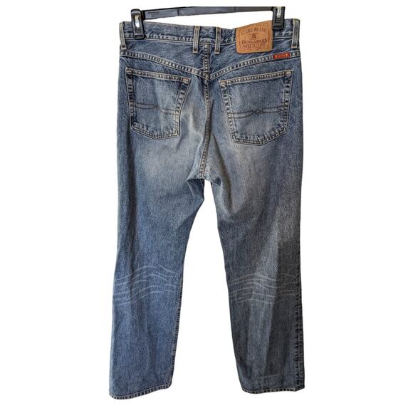 Lucky Brand Five Button Medium Wash Boot Cut Jeans Size 32 - Picture 2 of 4